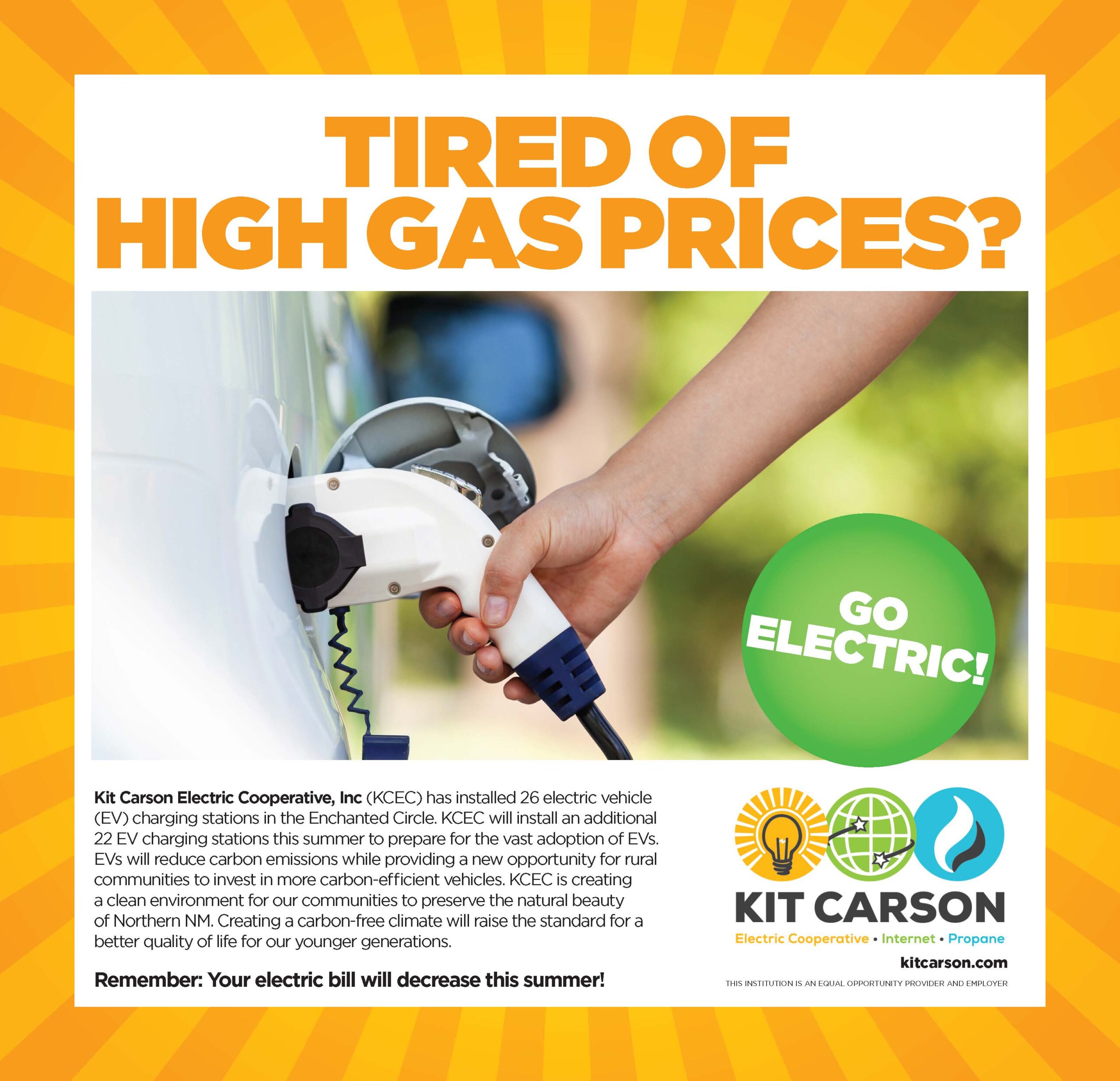 KCEC Enchanted Circle EV Charging Stations - Kit Carson Electric ...