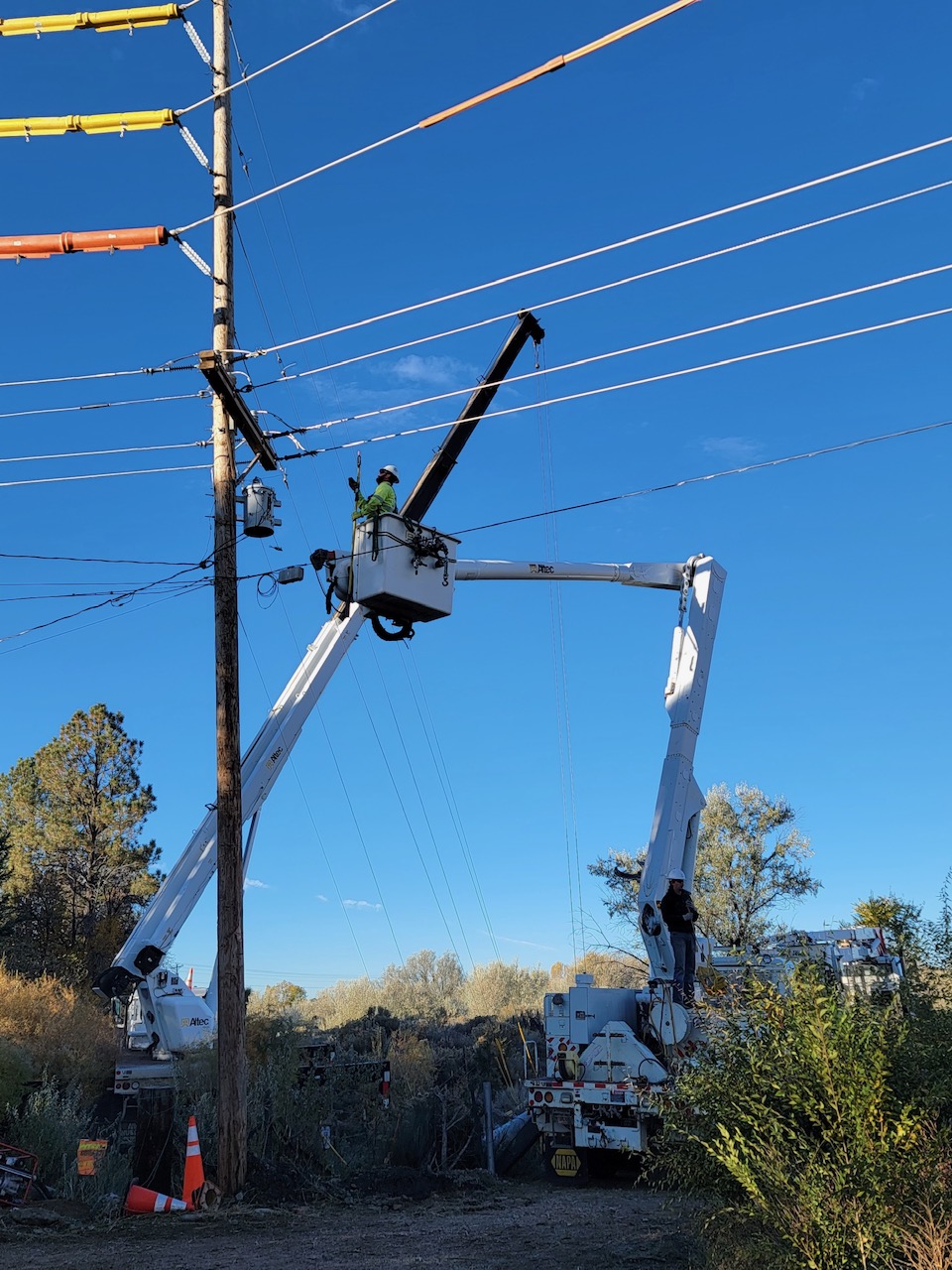 69 kV Transmission Pole Update 10/21/2022 Kit Carson Electric Cooperative