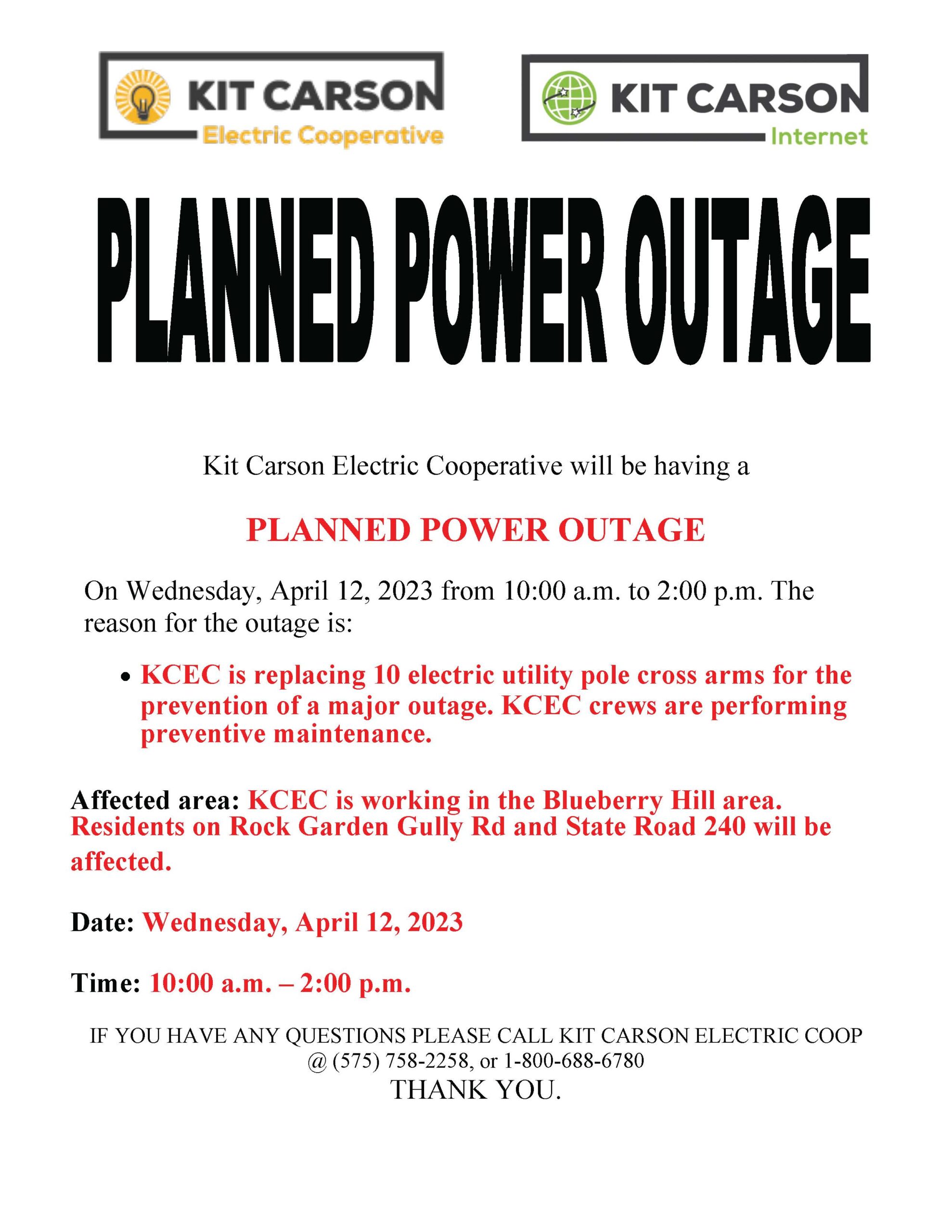 Power Outage Tips  Prairie Land Electric Cooperative